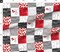 Various Fabrics by the Yard or Fat Quarter Red Cardinal Poppy Angels Are Near Gray White Quilt Topper Wholecloth Cheater Quilt Patchwork Custom Printed Fabric by Spoonflower